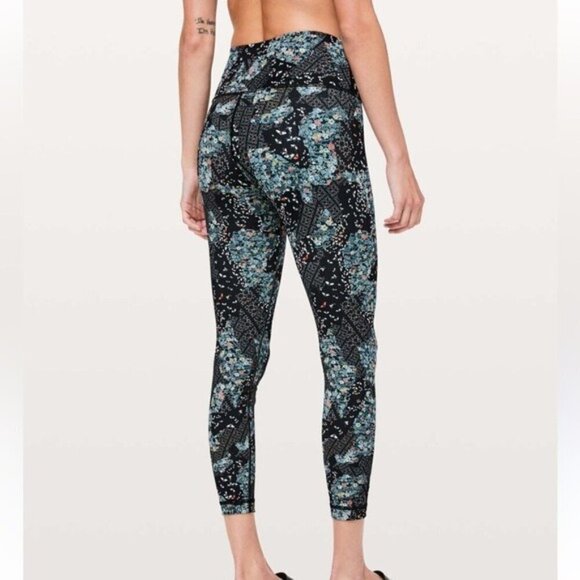 Lululemon Wunder Under Hi-Rise 7/8Tight 25" - Assemblage Alpine White Size 8 - Picture 2 of 9